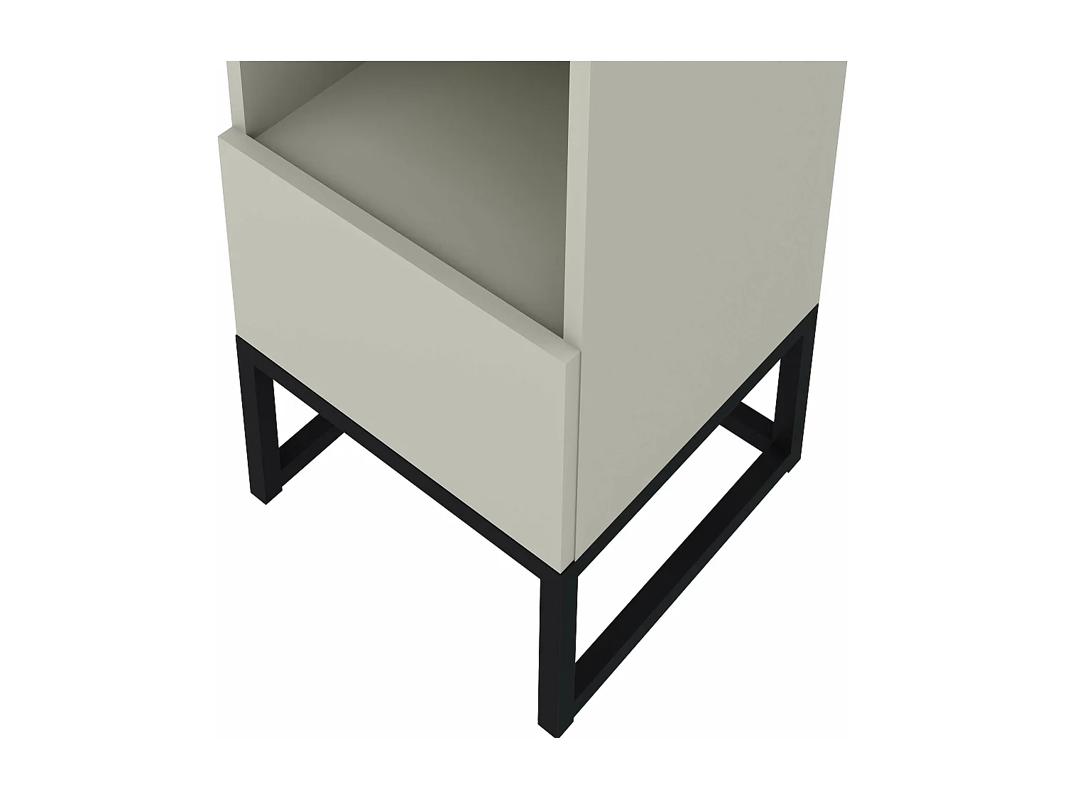 Colonne de salle de bain SPA 1 porte 1 tiroir 180x35x35 cm blanc T-BATH