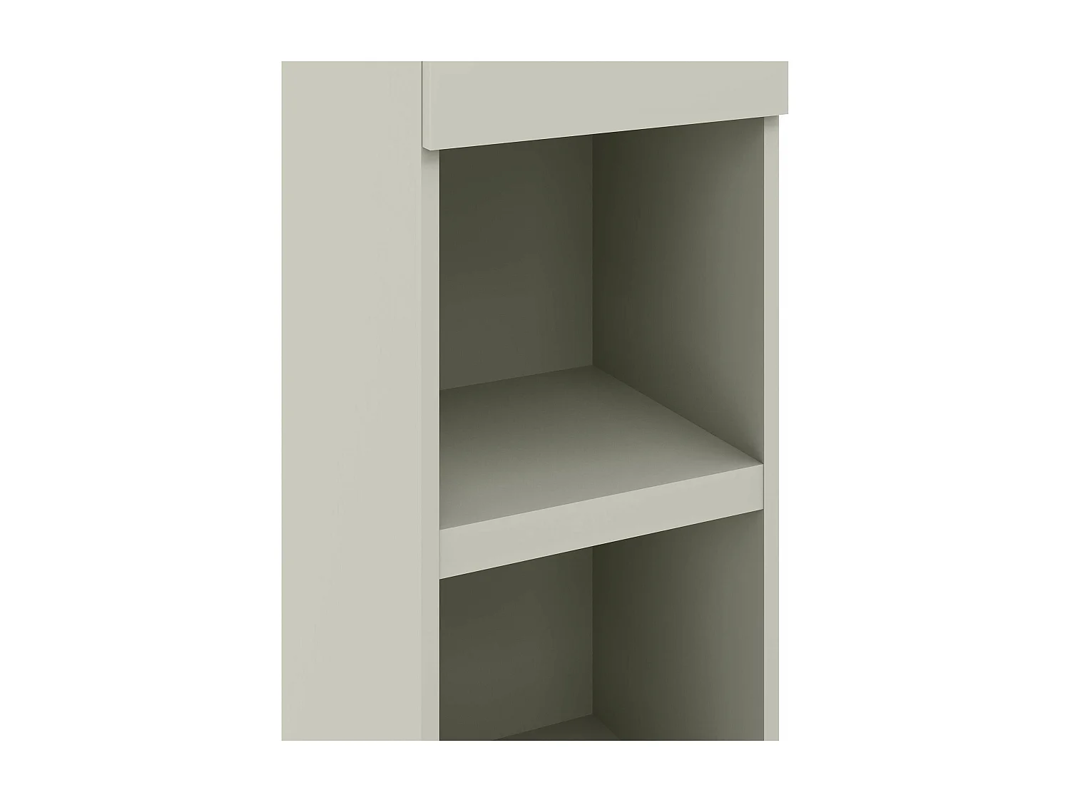 Colonne de salle de bain SPA 1 porte 1 tiroir 180x35x35 cm blanc T-BATH