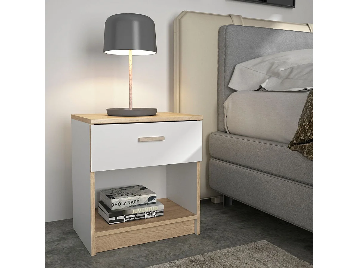 Chevet 1 tiroir H52 cm Tulle