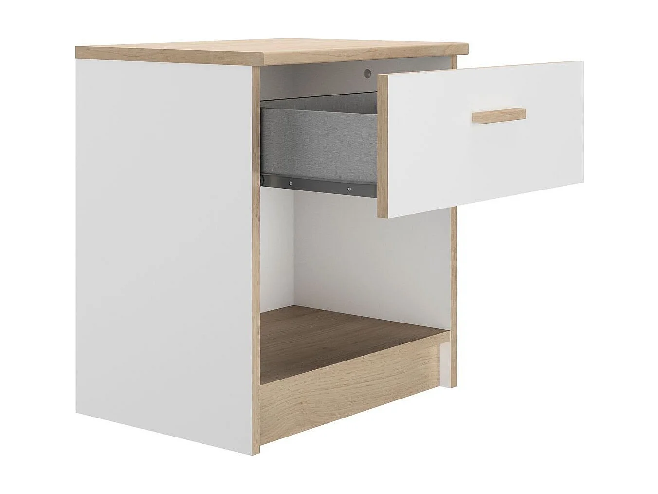 Chevet 1 tiroir H52 cm Tulle