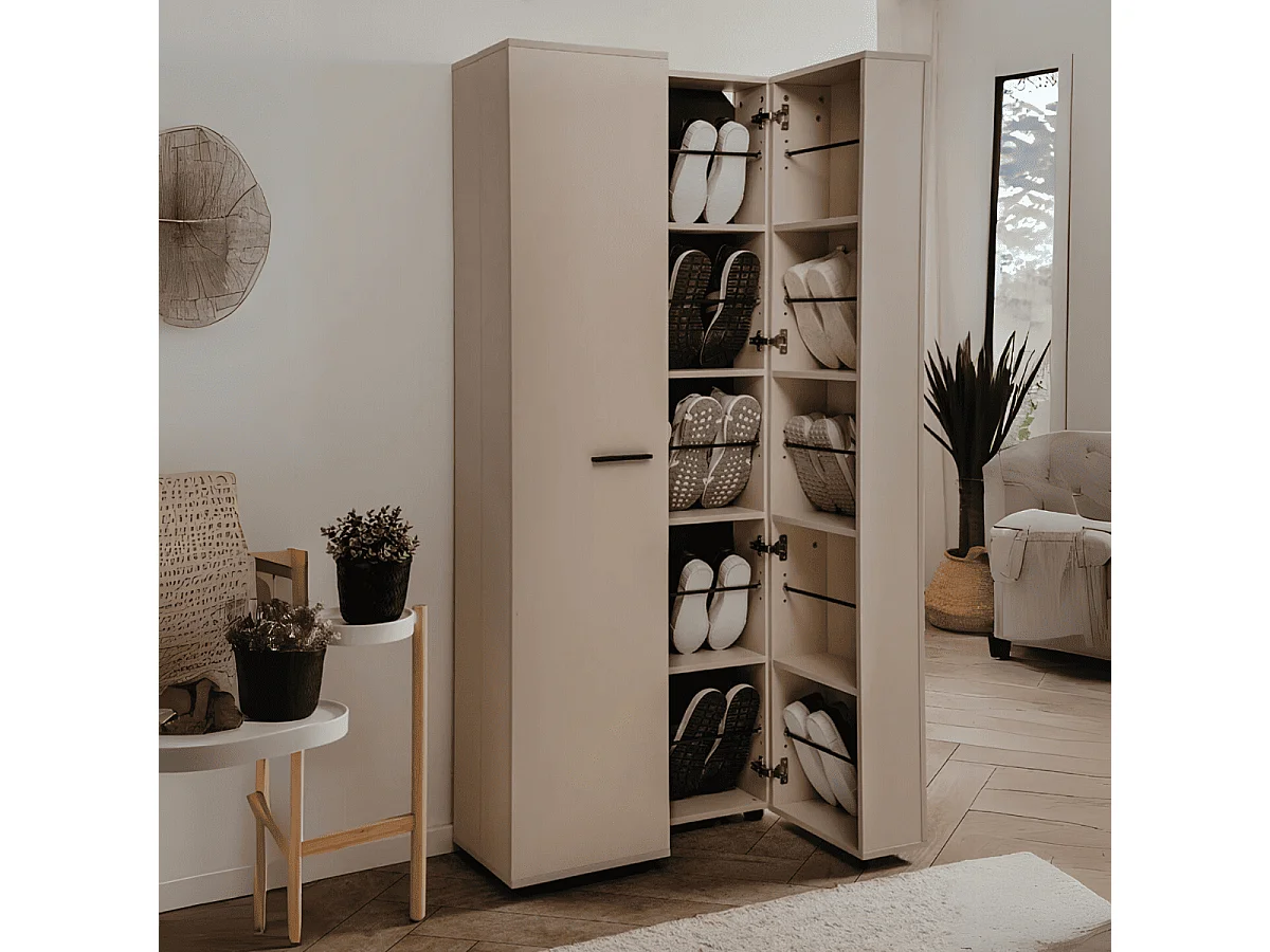 Schuhschrank 15 Fächer Lugo - L74 cm