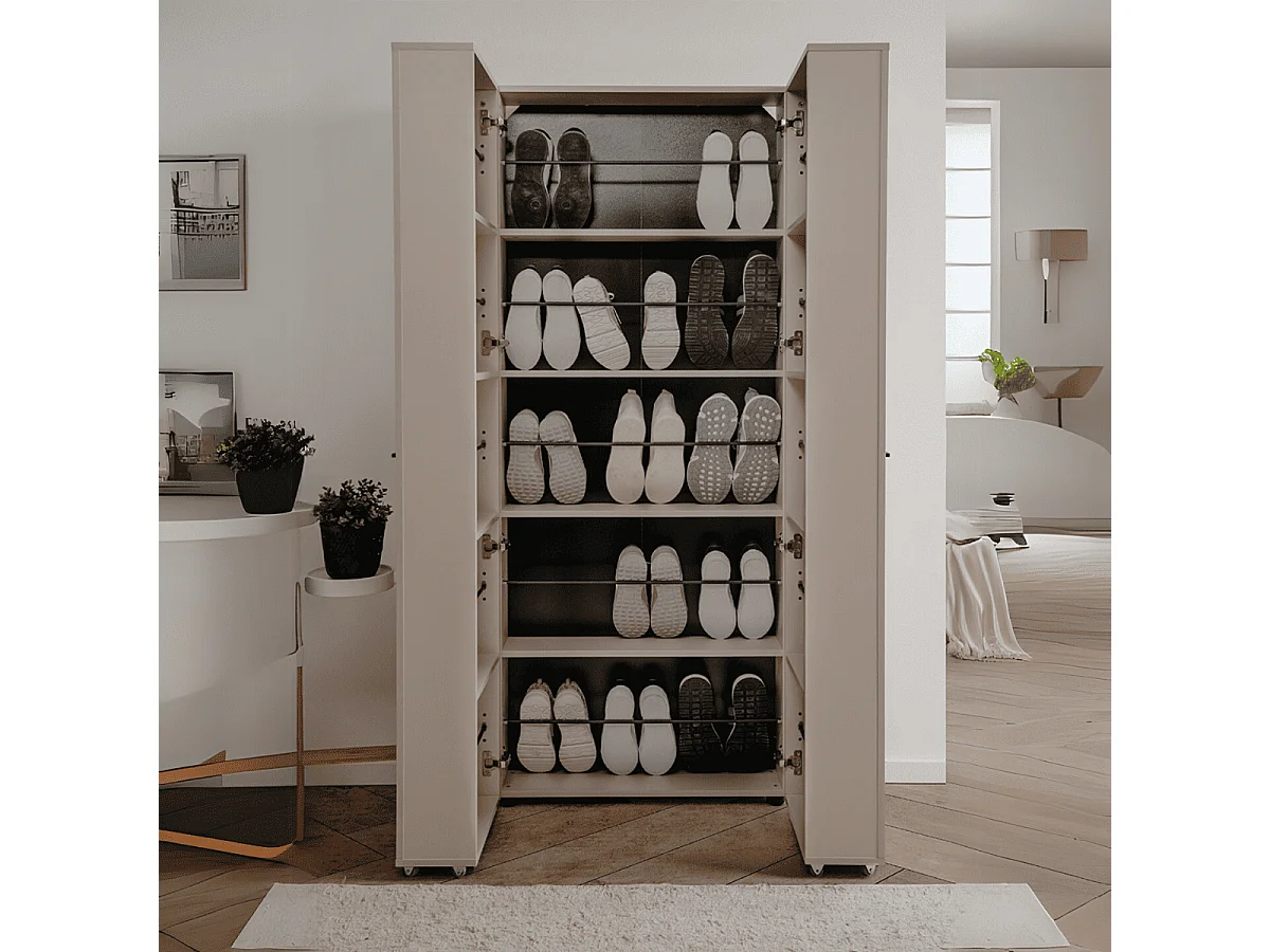 Armadio per scarpe 15 scomparti Lugo - L74 cm