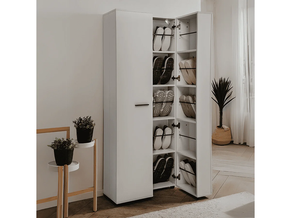 Schuhschrank 15 Fächer Lugo - L74 cm