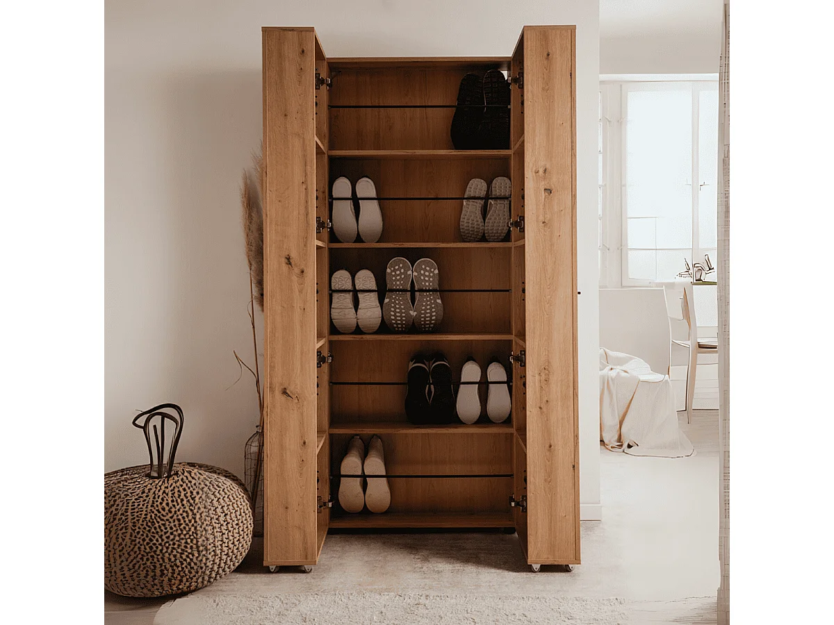 Schoenenkast 15 compartimenten Lugo - L74 cm