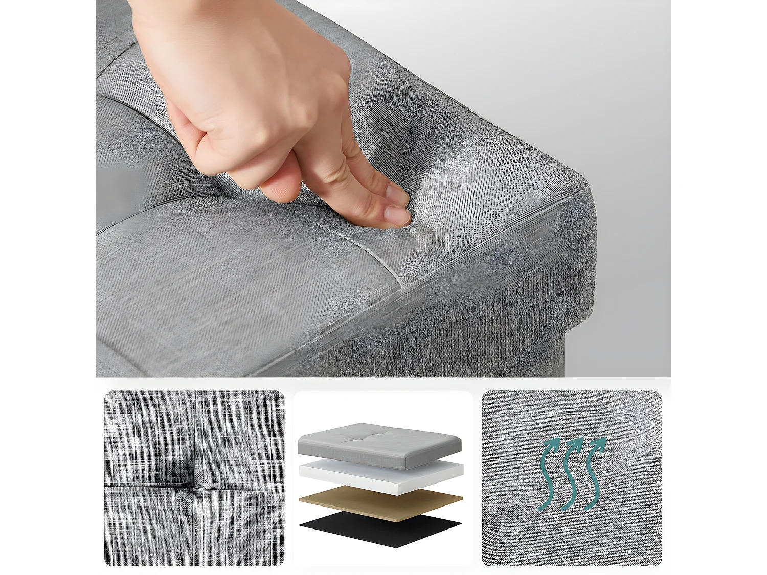 Aufbewahrungsbox - L76 cm