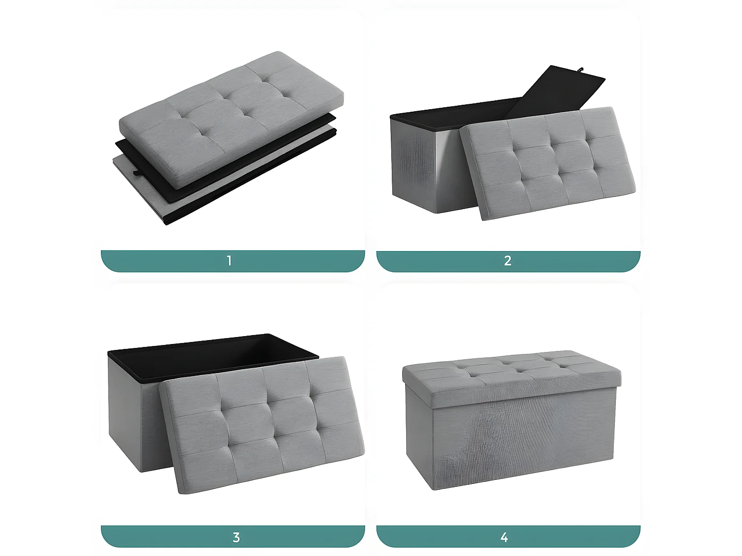 Aufbewahrungsbox - L76 cm