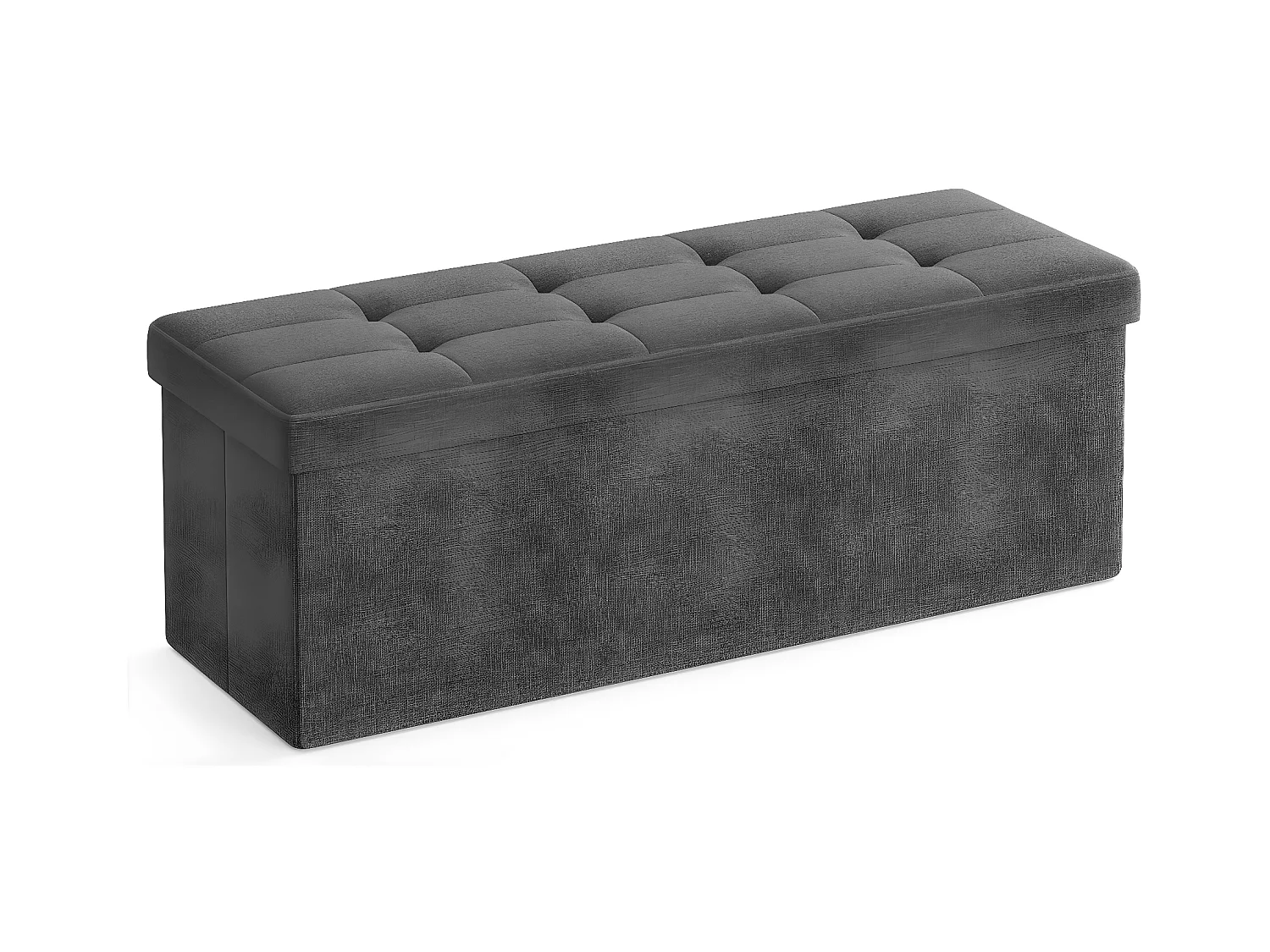 Coffre de rangement capitonné - L110 cm