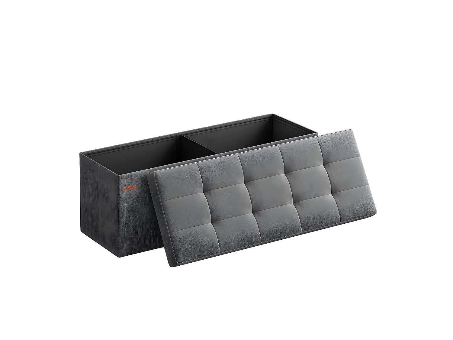 Coffre de rangement capitonné - L110 cm