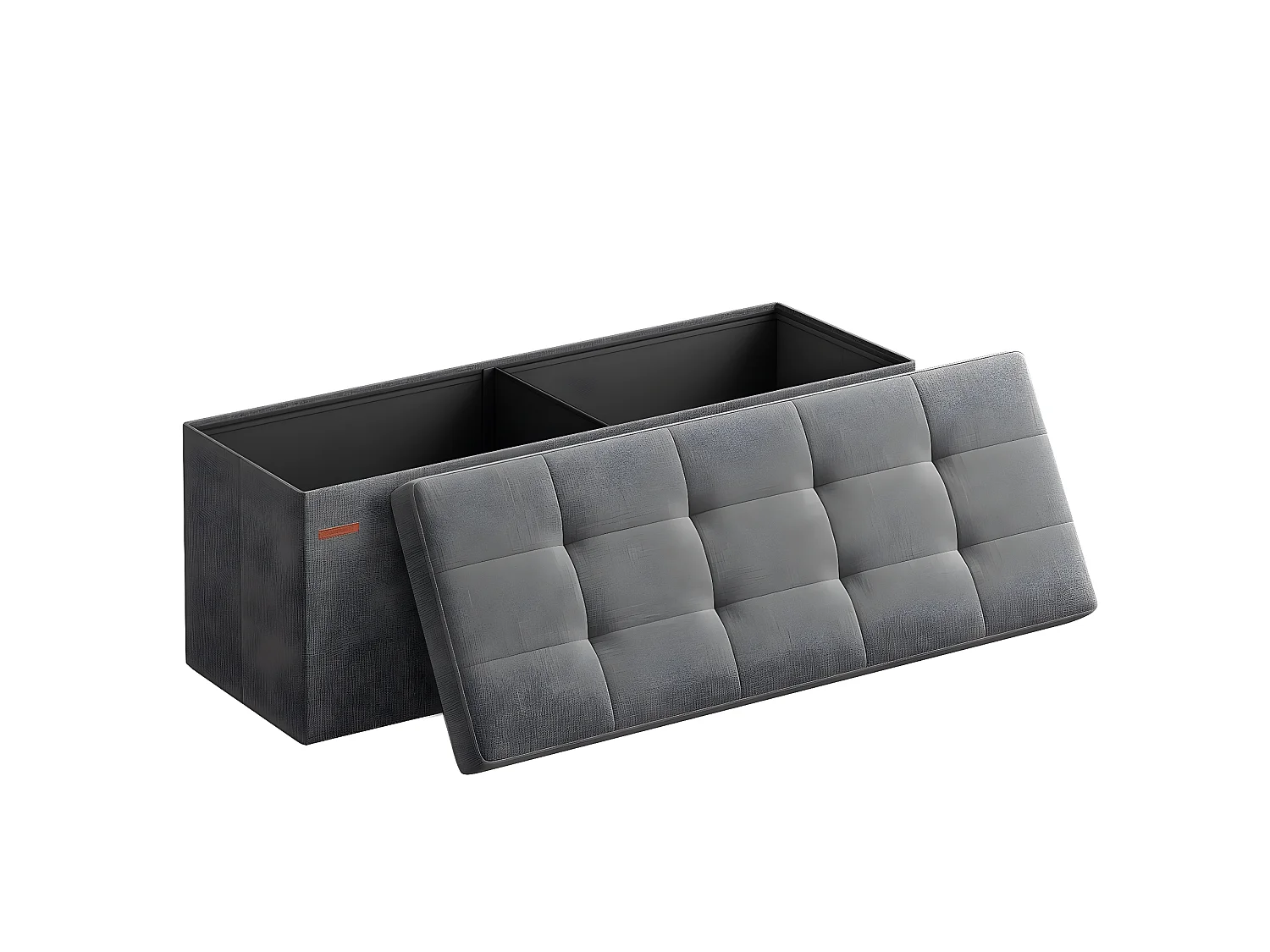 Coffre de rangement capitonné - L110 cm