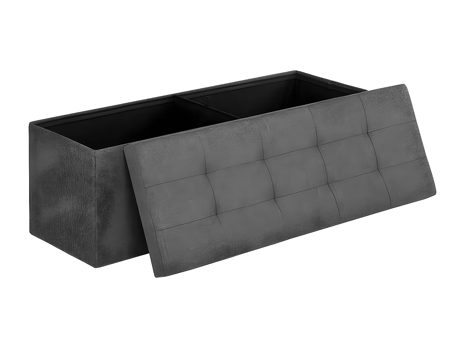 Coffre de rangement capitonné - L110 cm