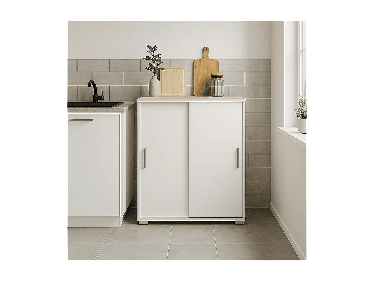 Buffet 2 Portes Coulissantes - L79,9 cm