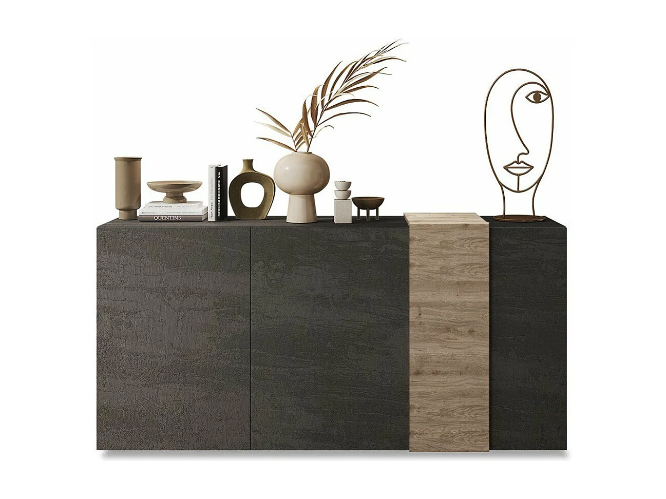 Buffet 3 portes Pluton - L181 cm