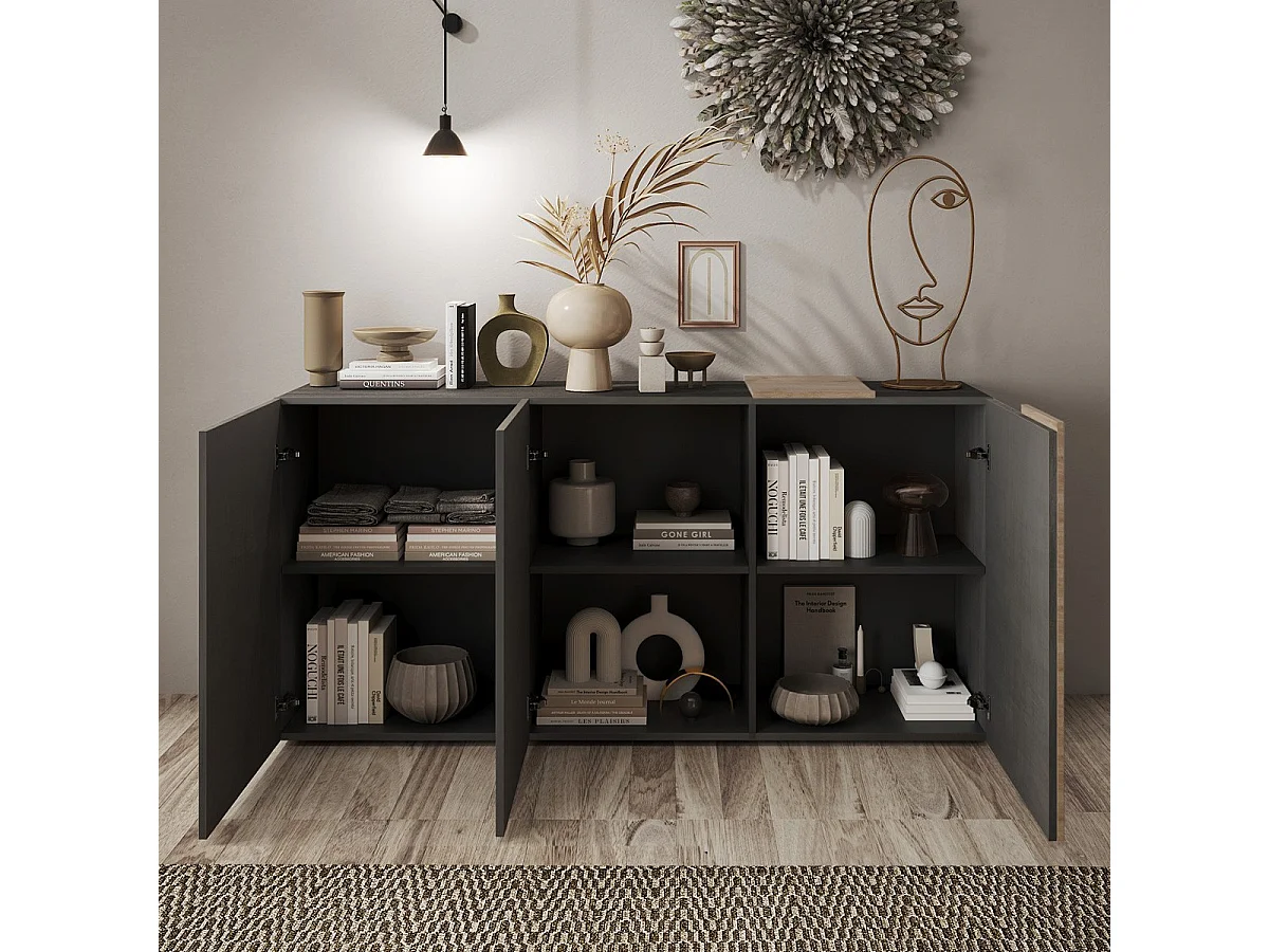 Buffet 3 porte Pluton - L181 cm