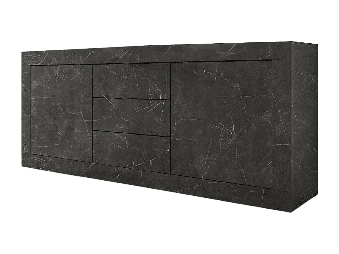 Buffet 2 deuren 3 laden L210 cm - Initial