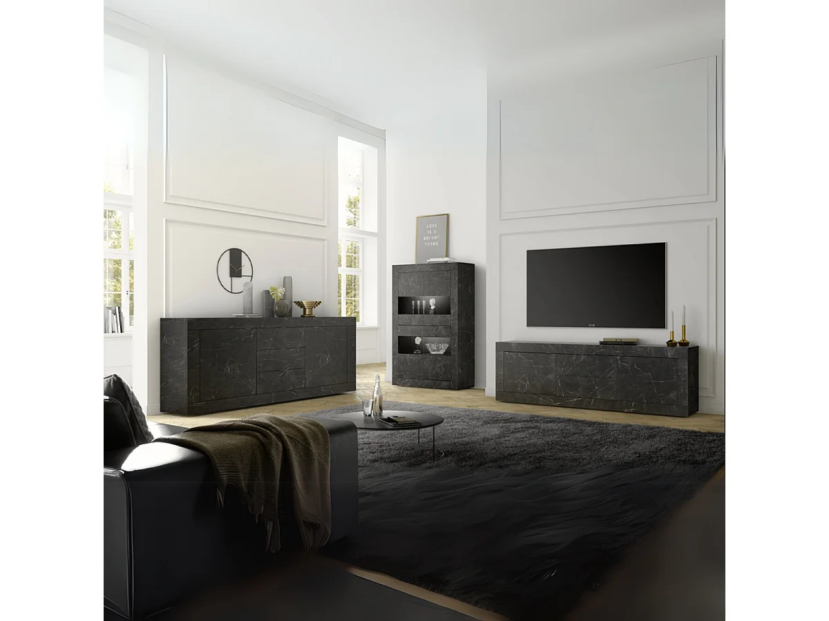 Buffet 2 deuren 3 laden L210 cm - Initial