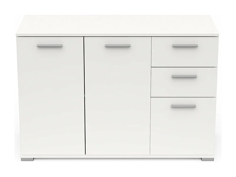 Enfilade 2+1 portes et 2 tiroirs H82,4 cm - IZZY