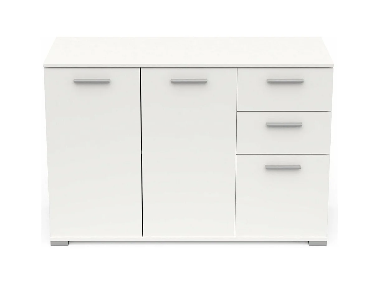 Enfilade 2+1 portes et 2 tiroirs H82,4 cm - IZZY