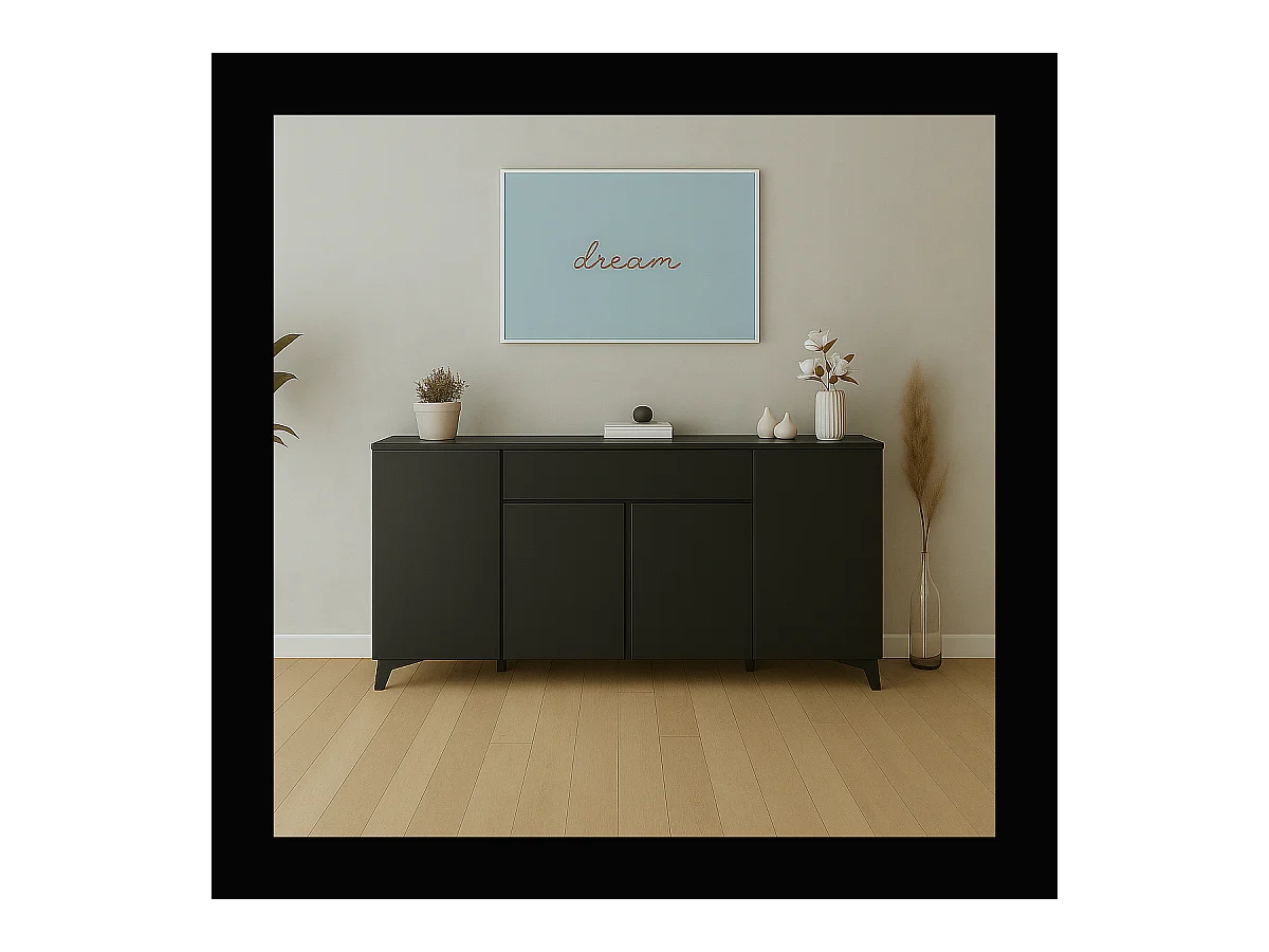 Buffet 4 portes 1 tiroir L177 cm - BERTRIX