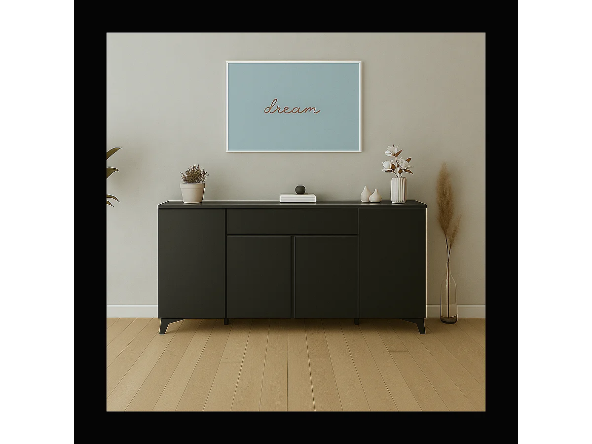 Buffet 4 Türen 1 Schublade L177 cm - BERTRIX