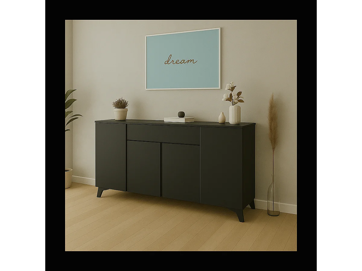 Buffet 4 Türen 1 Schublade L177 cm - BERTRIX