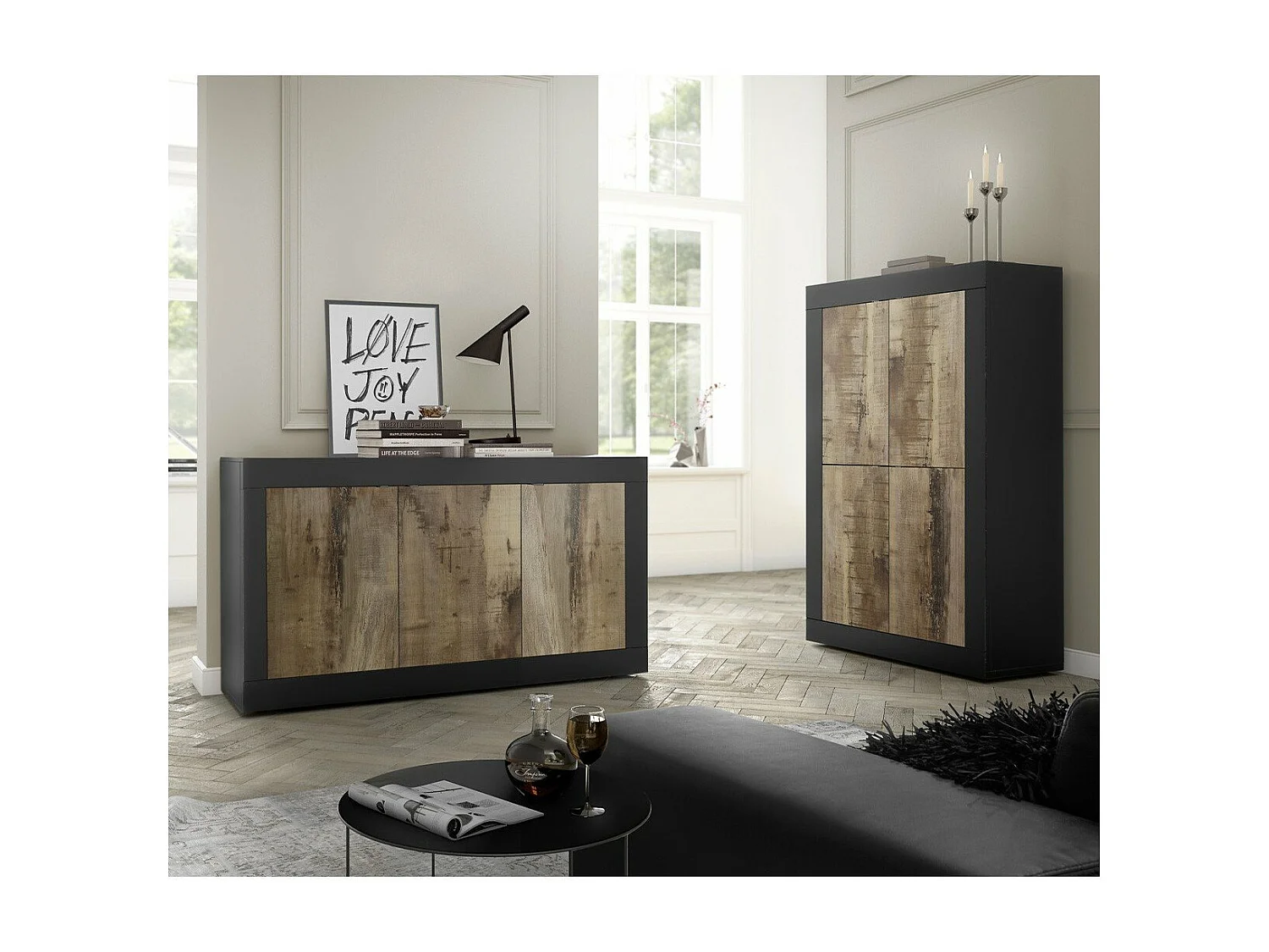 Buffet 3 portes Initial - L160 cm