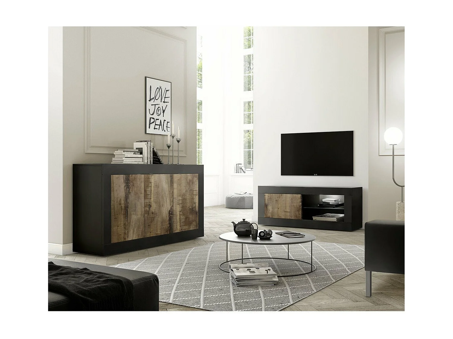 Buffet 3 portes Initial - L160 cm