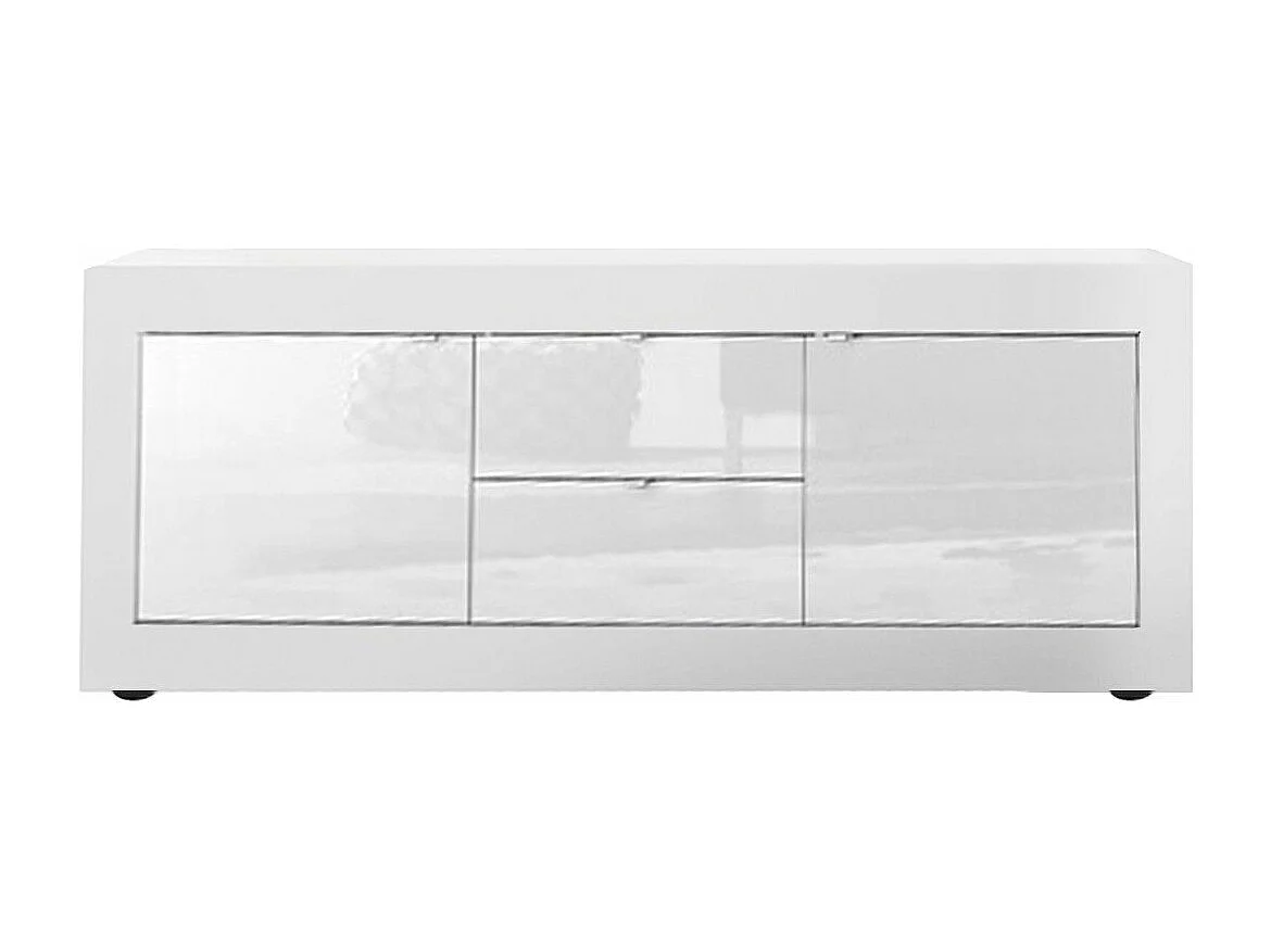 Buffet bas 2 portes et 2 tiroirs Itinial - L210 cm