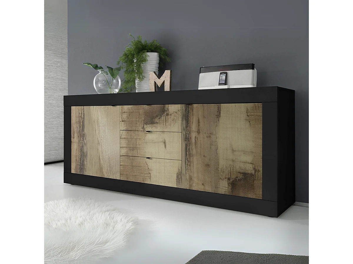 Buffet 2 deuren 3 laden L210 cm - Initial