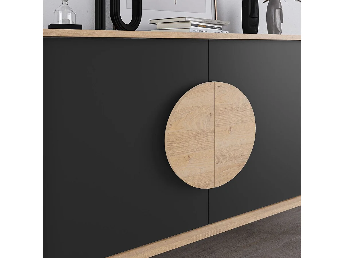 Buffet 2 portes avec pieds en métal L110 cm - VAE