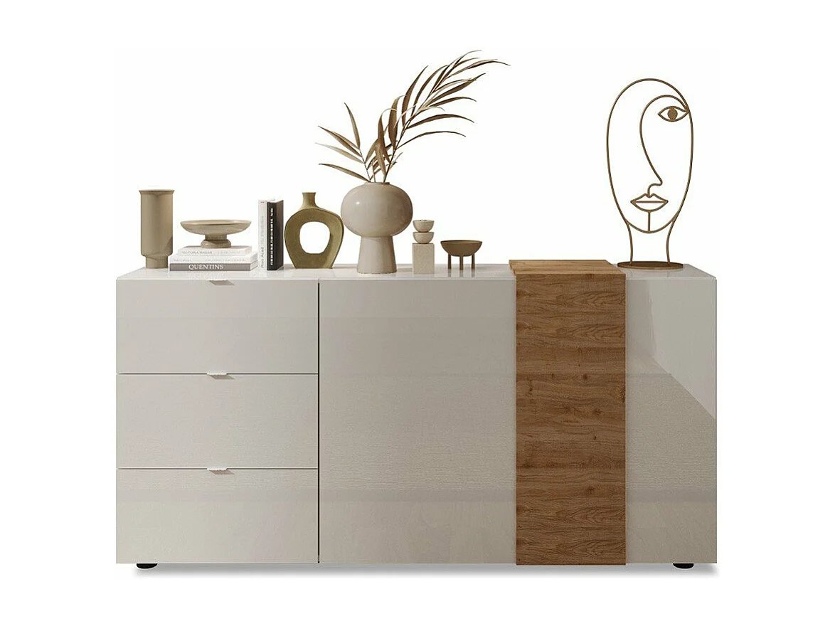 Buffet 2 Porte 3 Cassetti L181 cm - Plutone