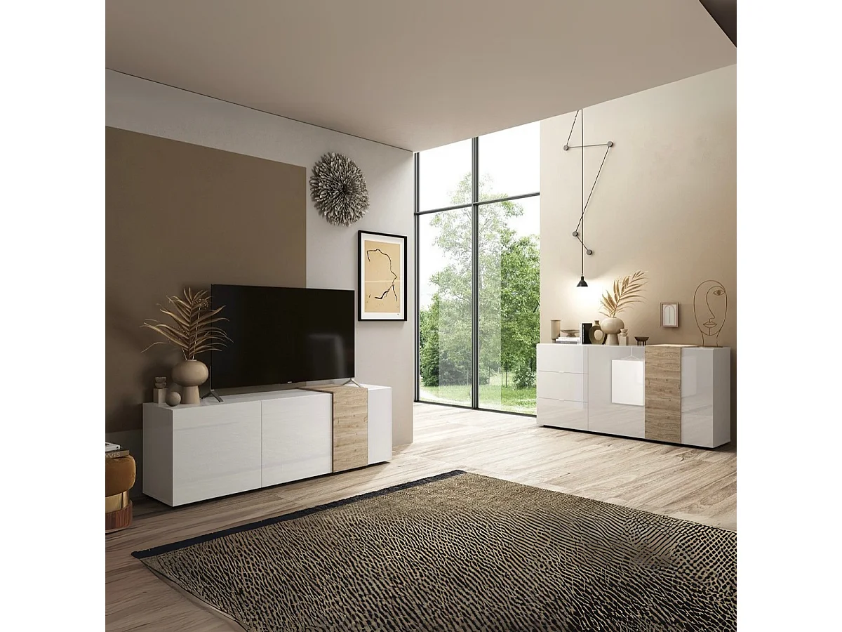 Buffet 2 Porte 3 Cassetti L181 cm - Plutone