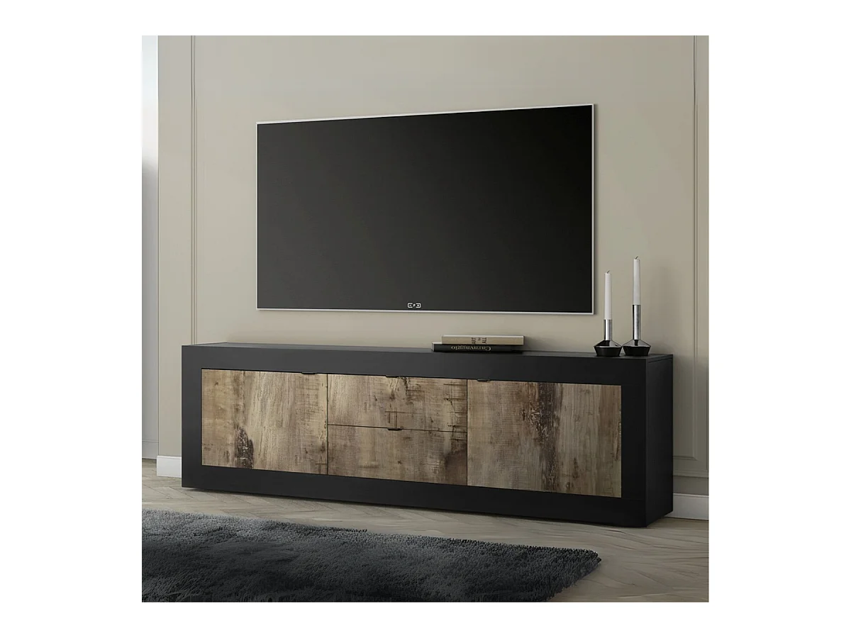 Buffetschrank mit 2 Türen und 2 Schubladen Itinial - L210 cm