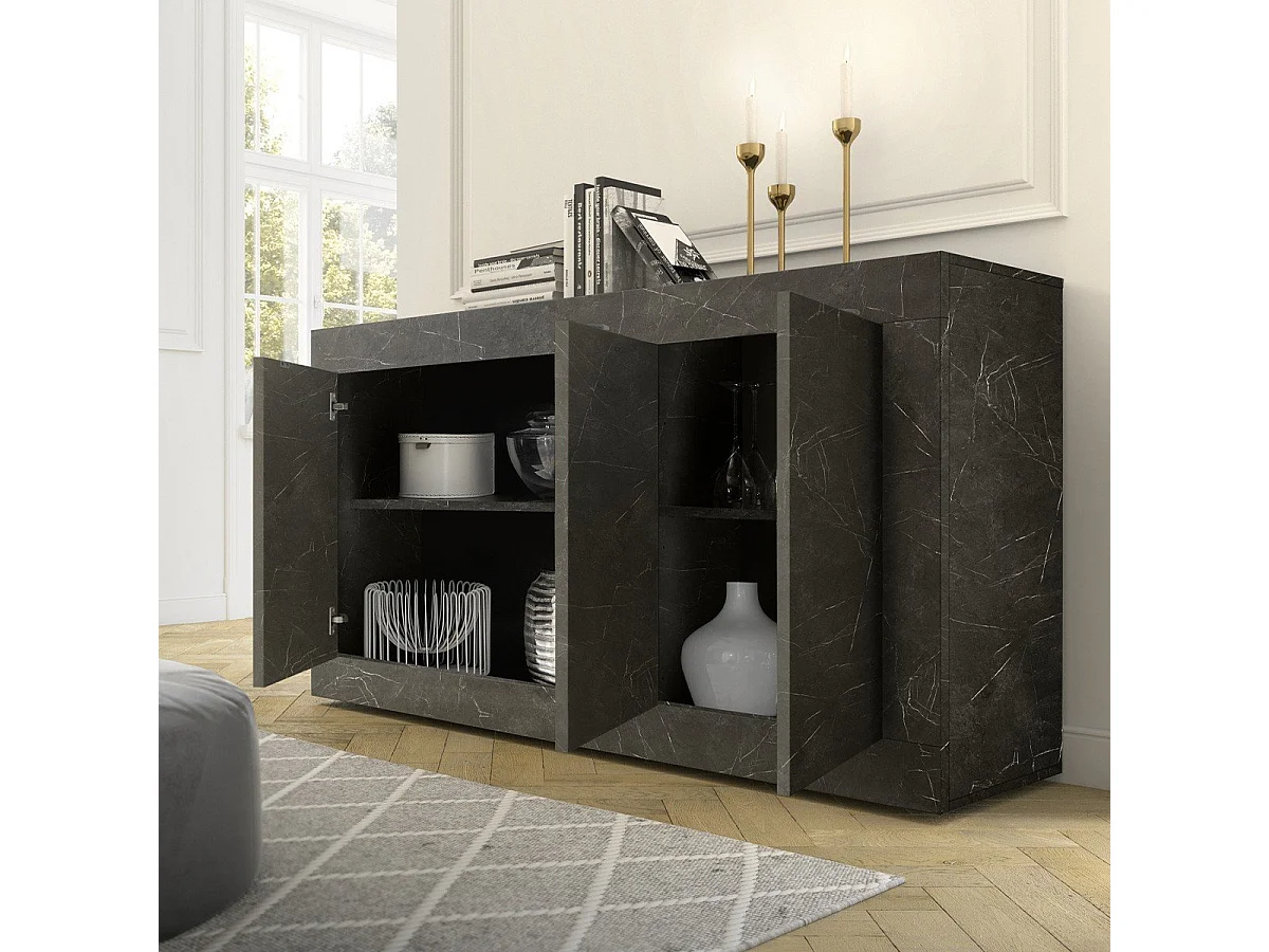 Kredens 3-drzwiowy Initial - L160 cm