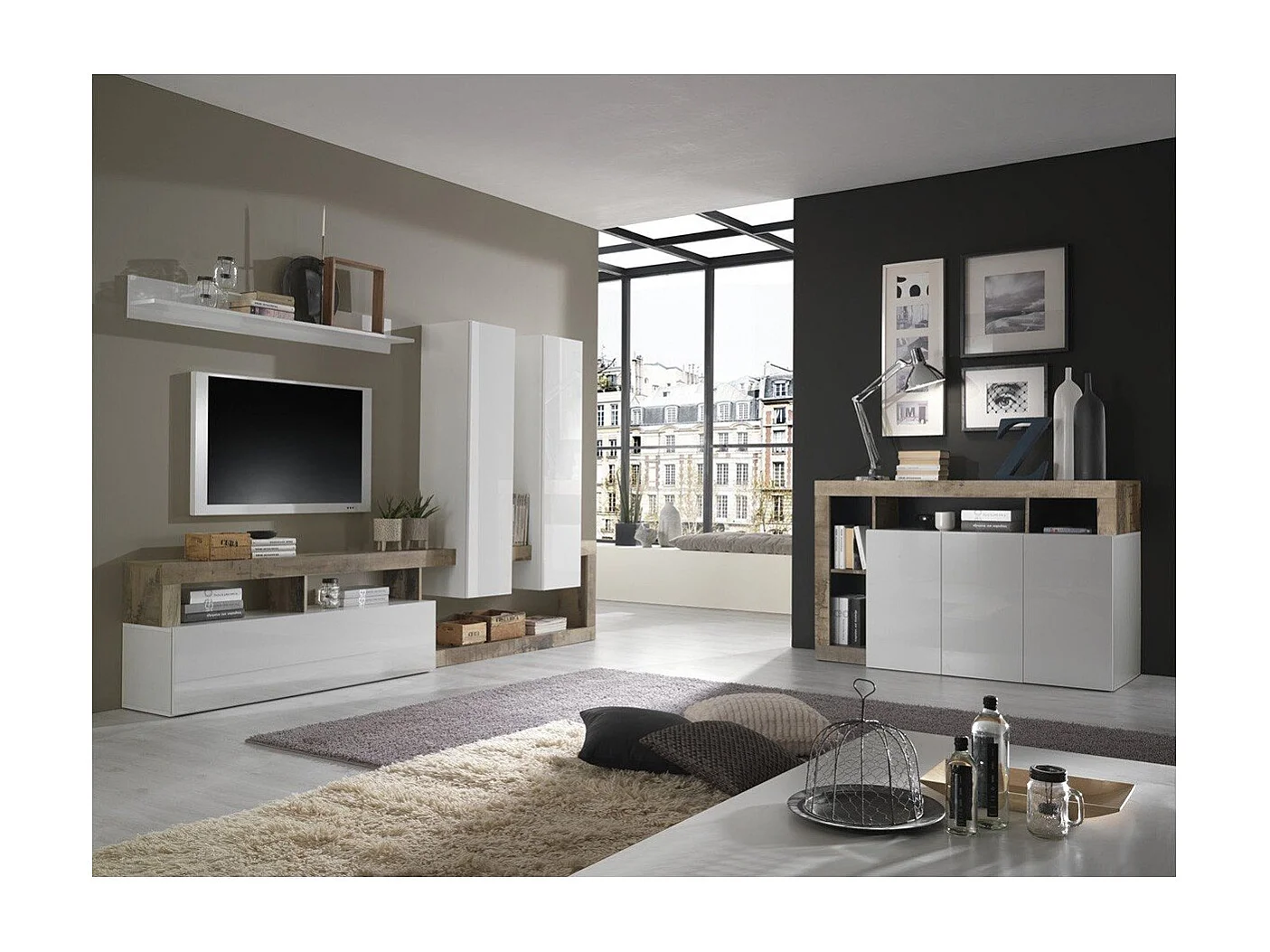 Buffet 3 puertas Francfort - L146 cm