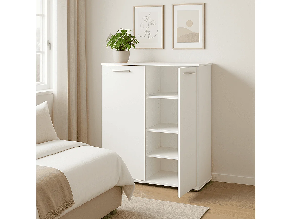 kleines Sideboard mit 2 Türen - L79,7 cm