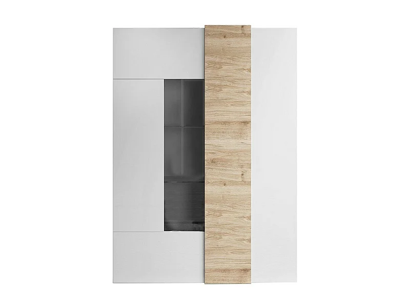 Vitrine 2 portes en verre sans éclairage Pluton - L121 cm