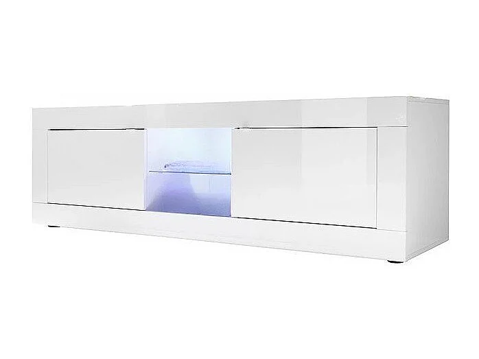 Meuble TV 2 Portes sans Éclairage L180 cm - INITIAL