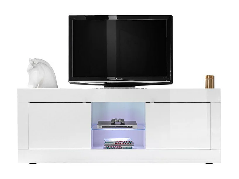 Meuble TV 2 Portes sans Éclairage L180 cm - INITIAL