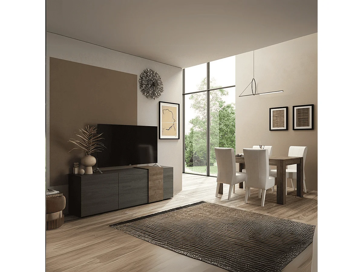 TV-Möbel 3 Schwingtüren Pluton - L181 cm