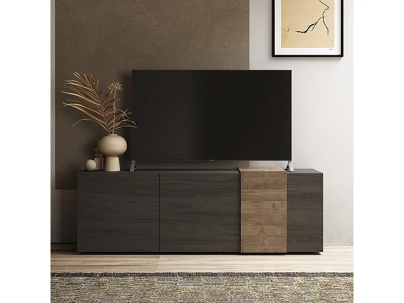 TV-Möbel 3 Schwingtüren Pluton - L181 cm