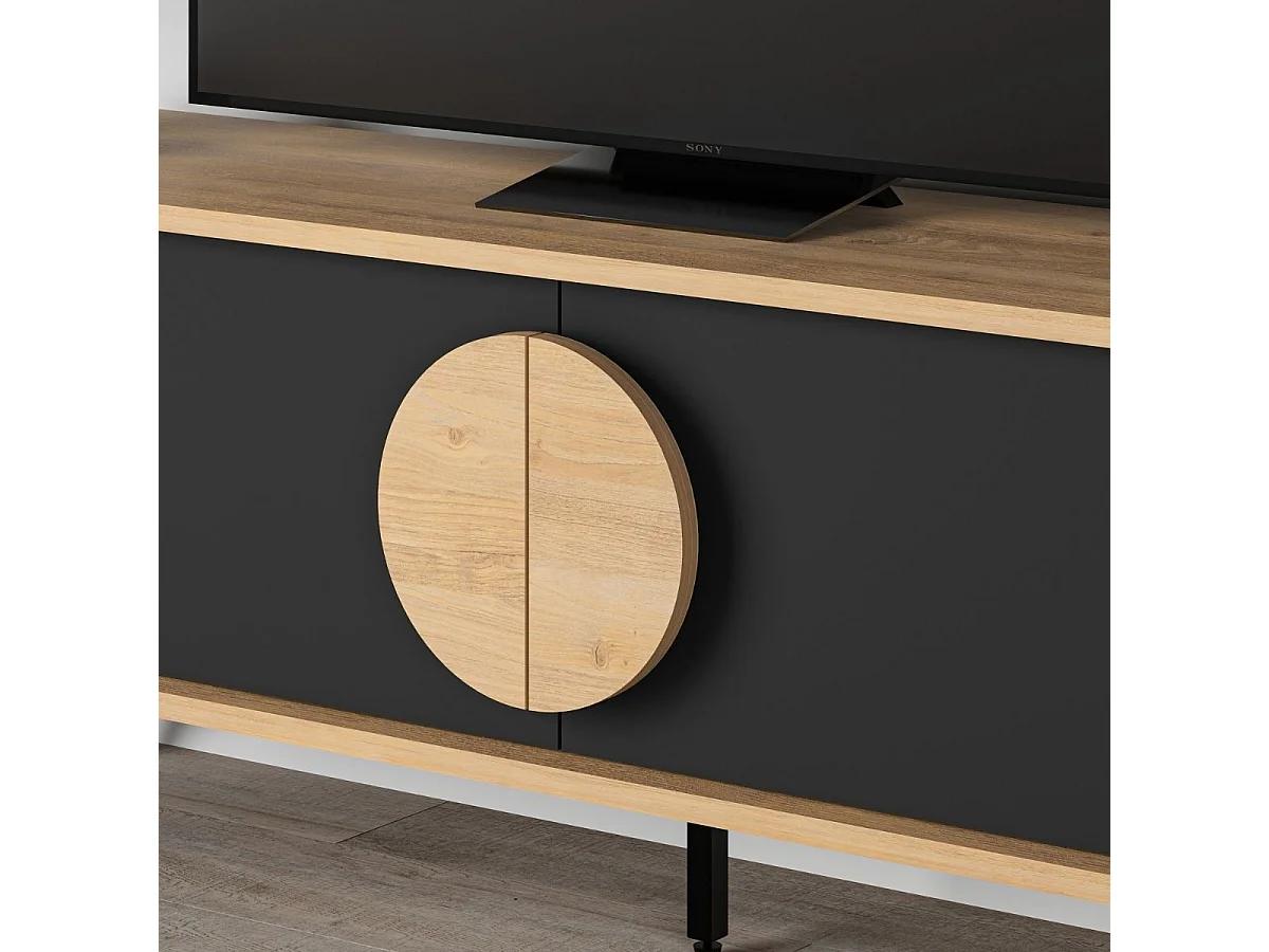TV-Möbel 2 Türen Vae - L140 cm