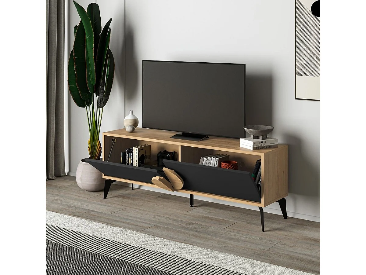 Mueble de TV 2 puertas Vae - L140 cm