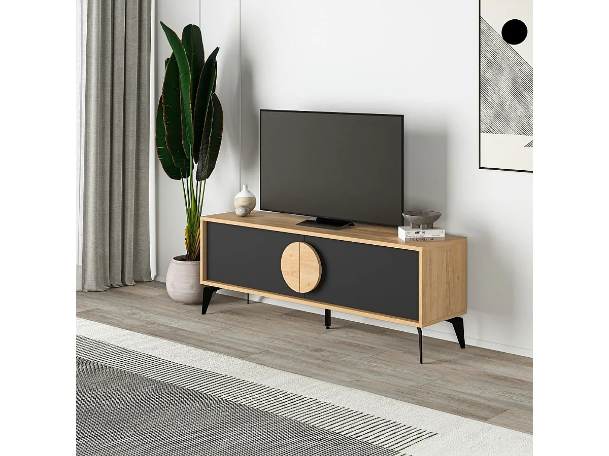 Mueble de TV 2 puertas Vae - L140 cm