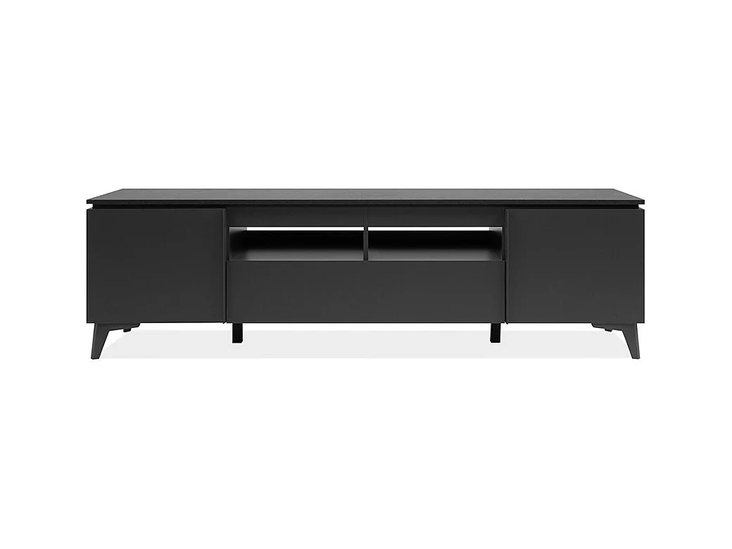 Meuble TV 2 Portes 1 Tiroir L177 cm - BERTRIX