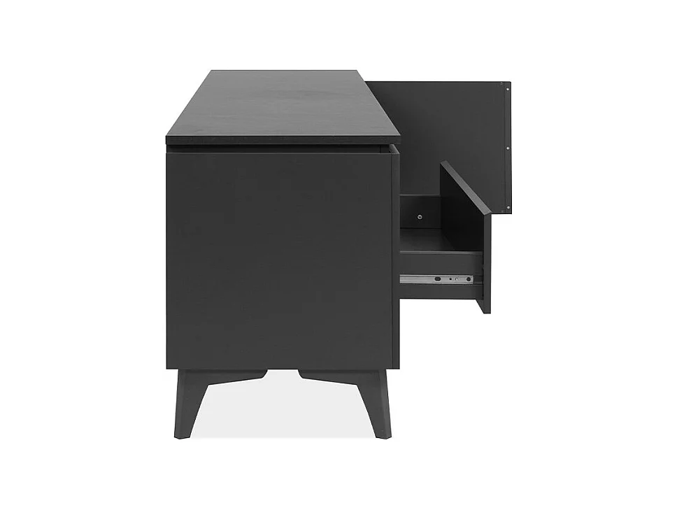 Meuble TV 2 Portes 1 Tiroir L177 cm - BERTRIX