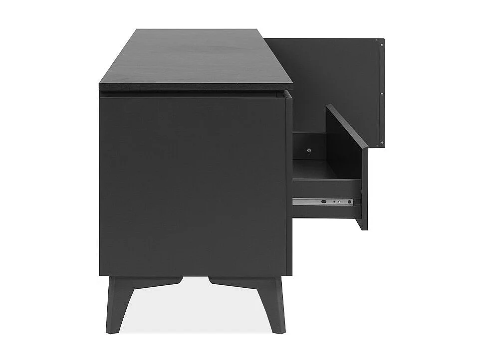 Meuble TV 2 Portes 1 Tiroir L177 cm BERTRIX