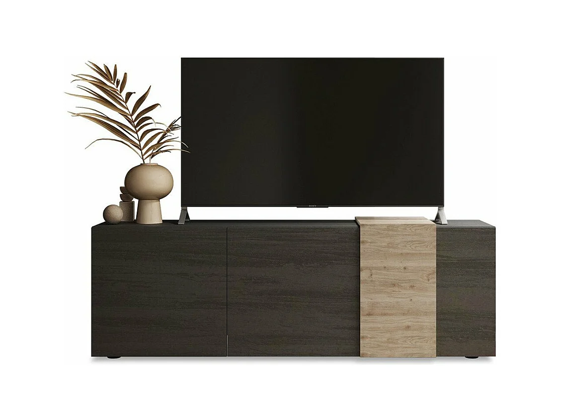 Meuble TV 3 portes battants Pluton - L181 cm