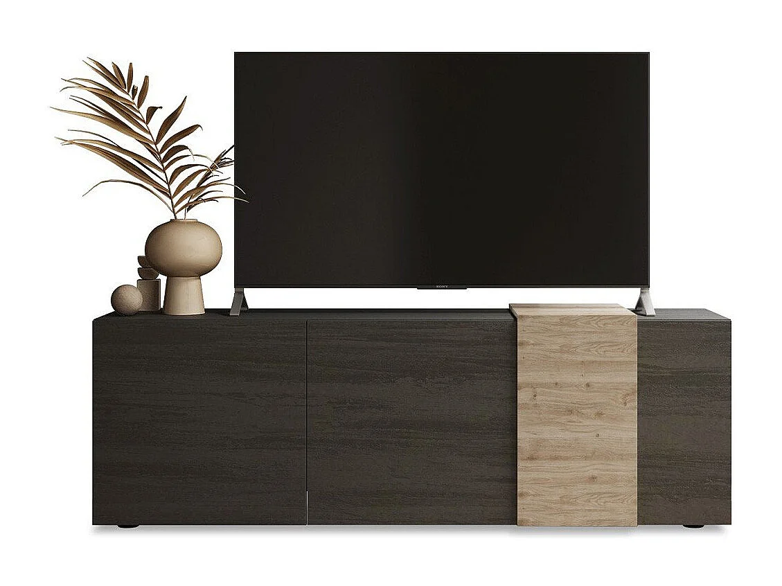 Meuble TV 3 portes battants Pluton - L181 cm