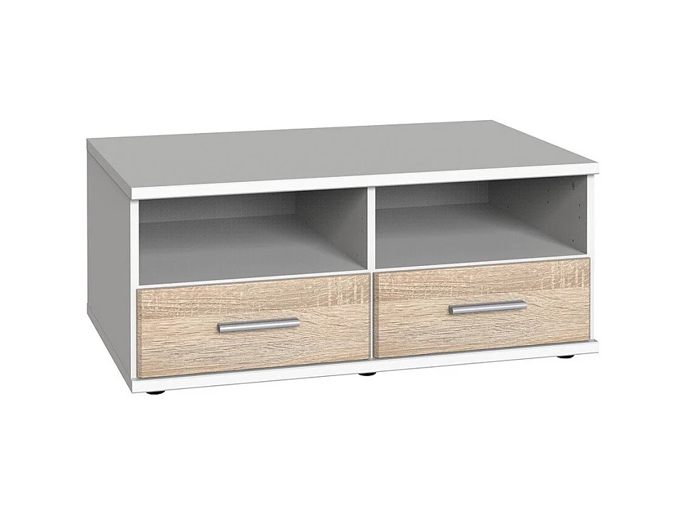 TV-Möbel 2 Schubladen 2 Fächer - L92 cm