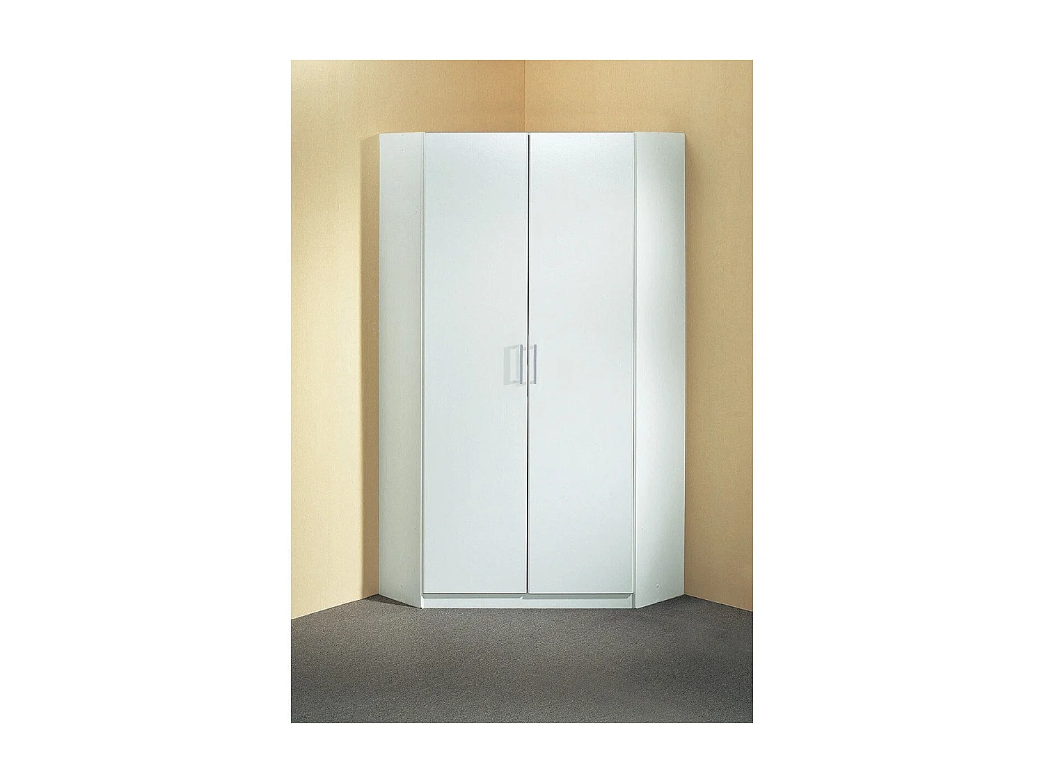 Armario de esquina 2 puertas - L95 cm